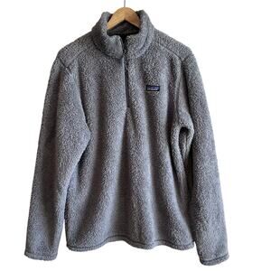 Patagonia Men's Los Gatos 1/4 Zip Fleece Pullover Sweater Gray M